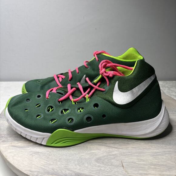 Nike Zoom HyperRev Green Pink Men’s Basketball Shoes Size 8.5 - Picture 1 of 11